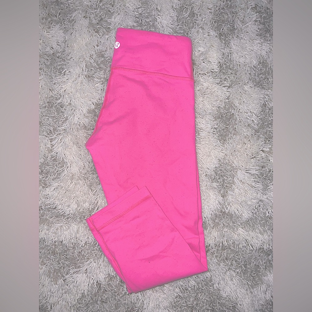 Lululemon Athletica Pink Leggings 27”